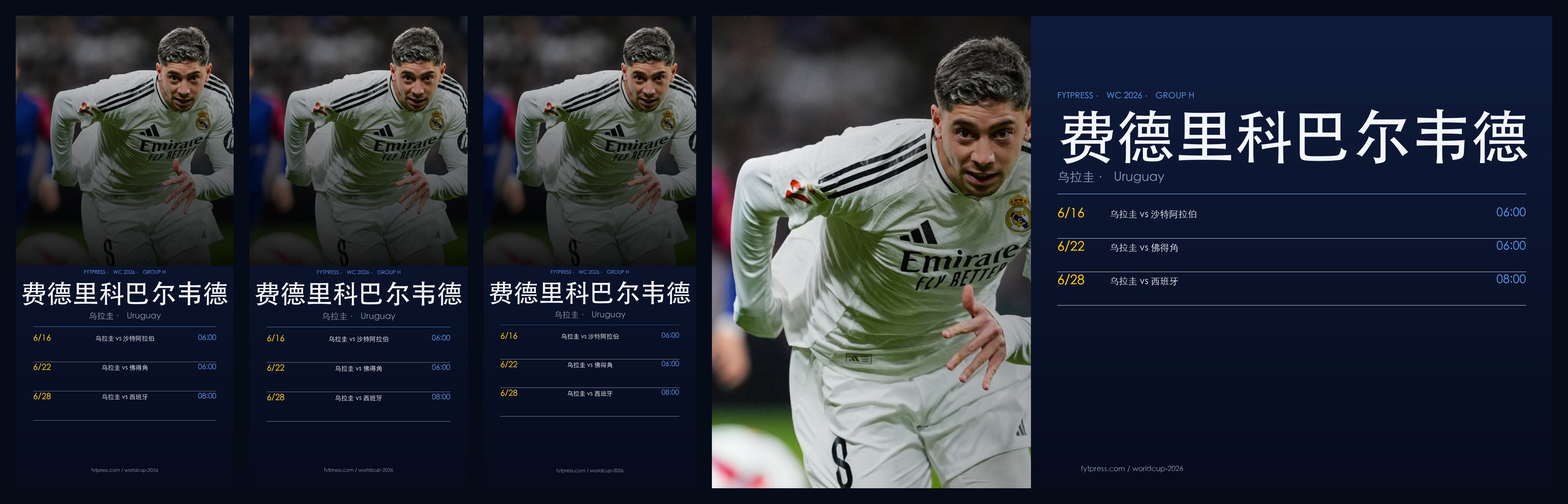 费德里科巴尔韦德 2026 世界杯壁纸预览