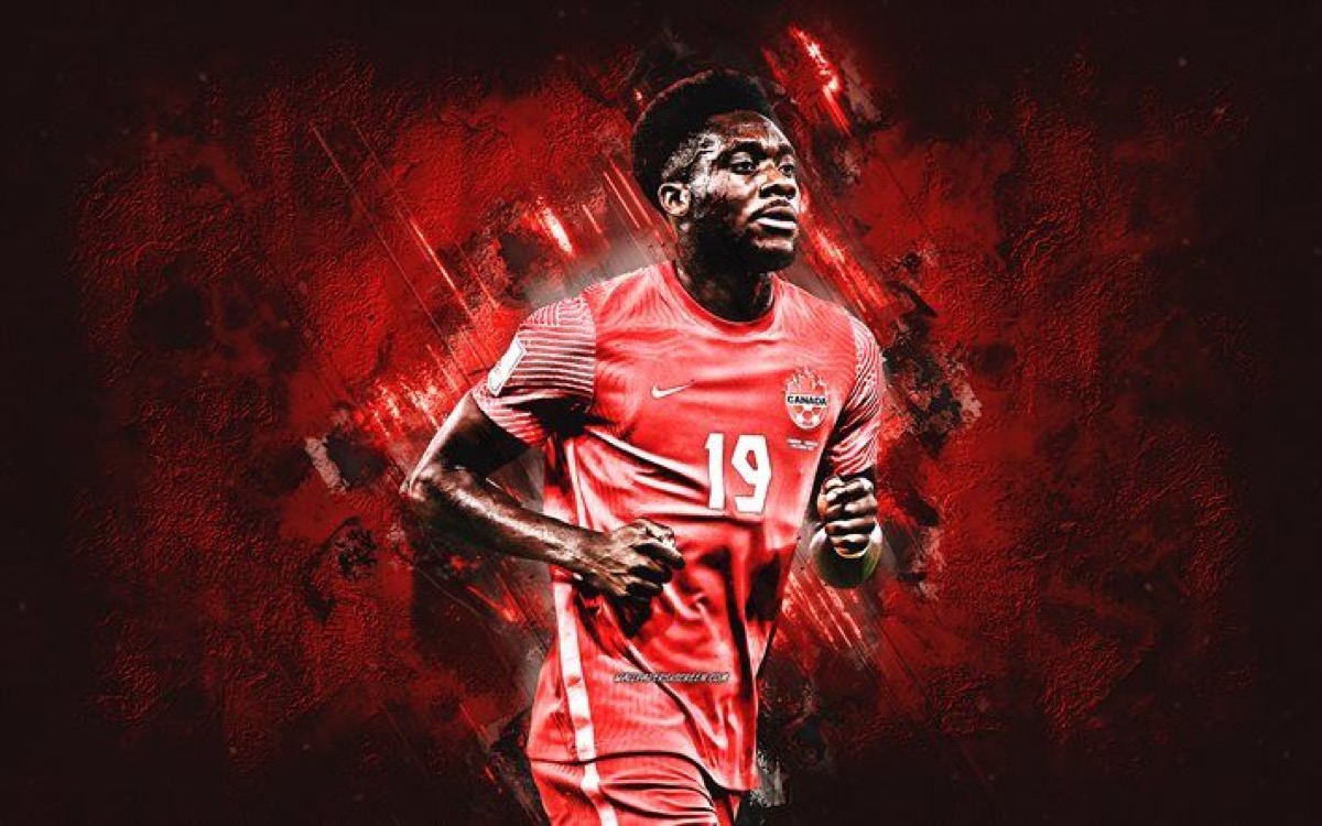 Alphonso Davies 球星照